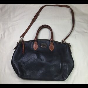 Dooney & Bourke Black Leather Satchel Handbag